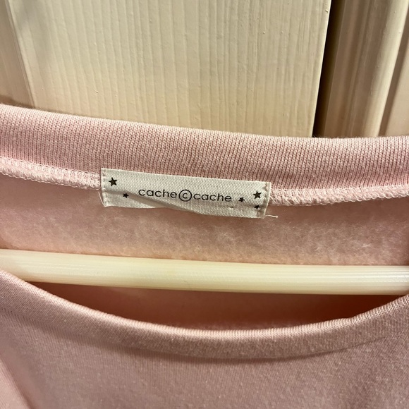 Coquette Women’s size S light pink Cache Cache sweater! - Picture 3 of 4
